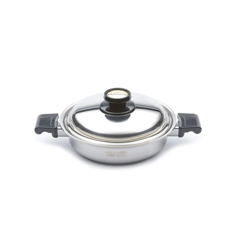 Factory Second Americraft Cookware 2.3 Quart Casserole Pan with Cover