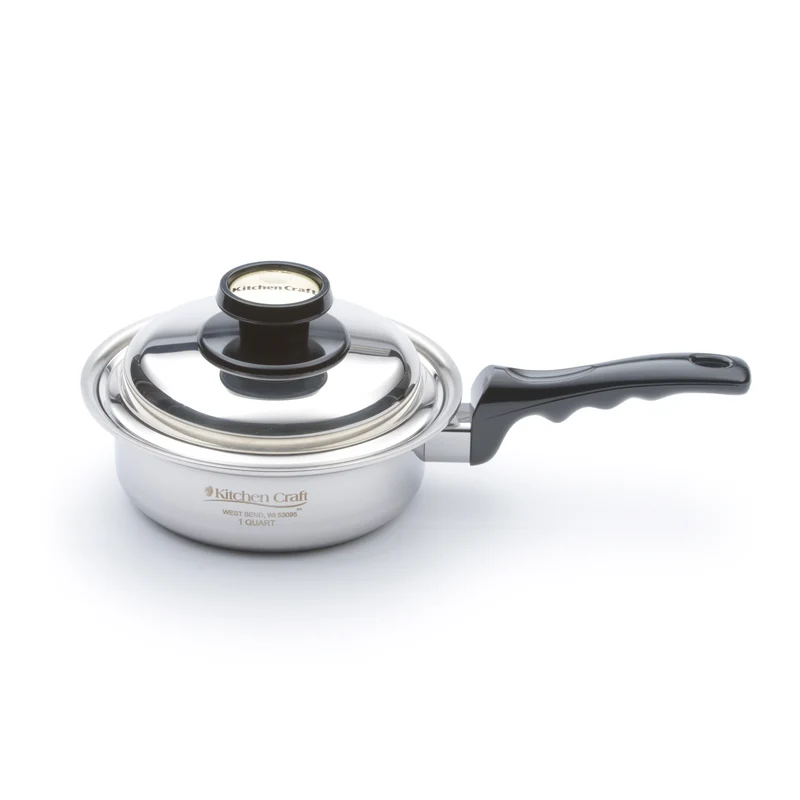 Factory Second Kitchen Craft 1 Quart Saucepan with Cover