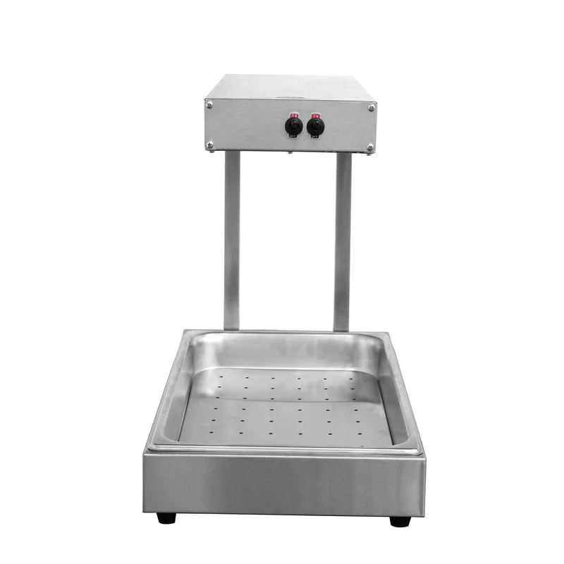 Turbo Range, TR-FS2-132220, Countertop Food Heat Light Fried Chicken Chip Warmer, French Fry Warmer