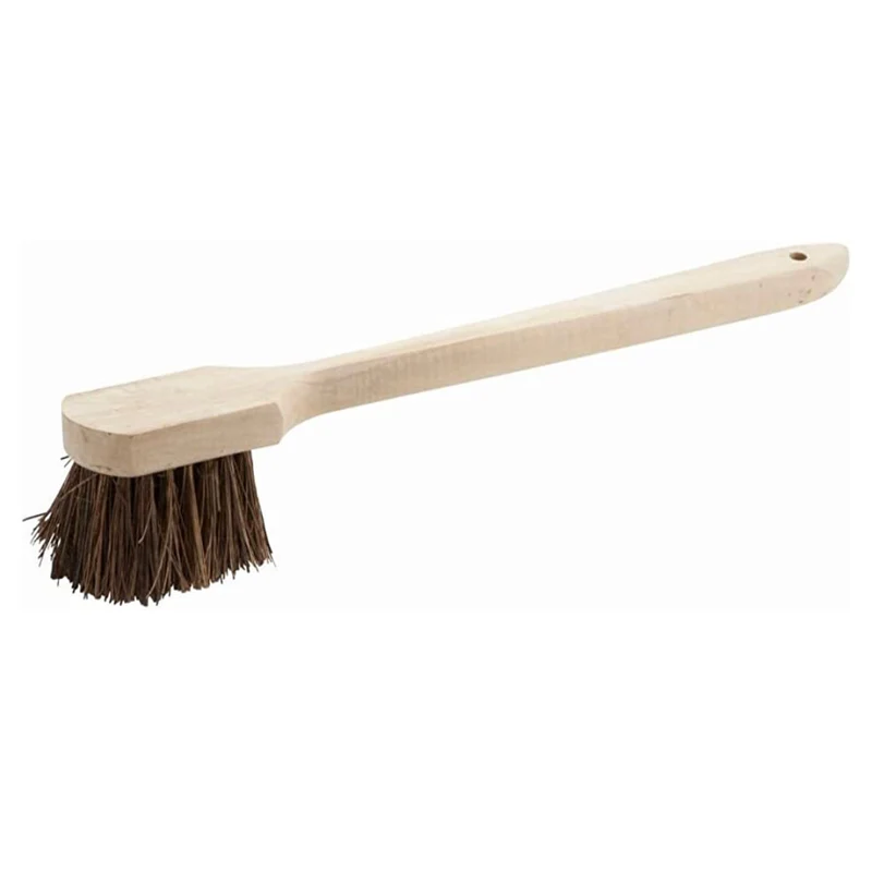 Winco Pot Brush, Wooden Handle w/Coir Bristles, 20" (BRP-20)