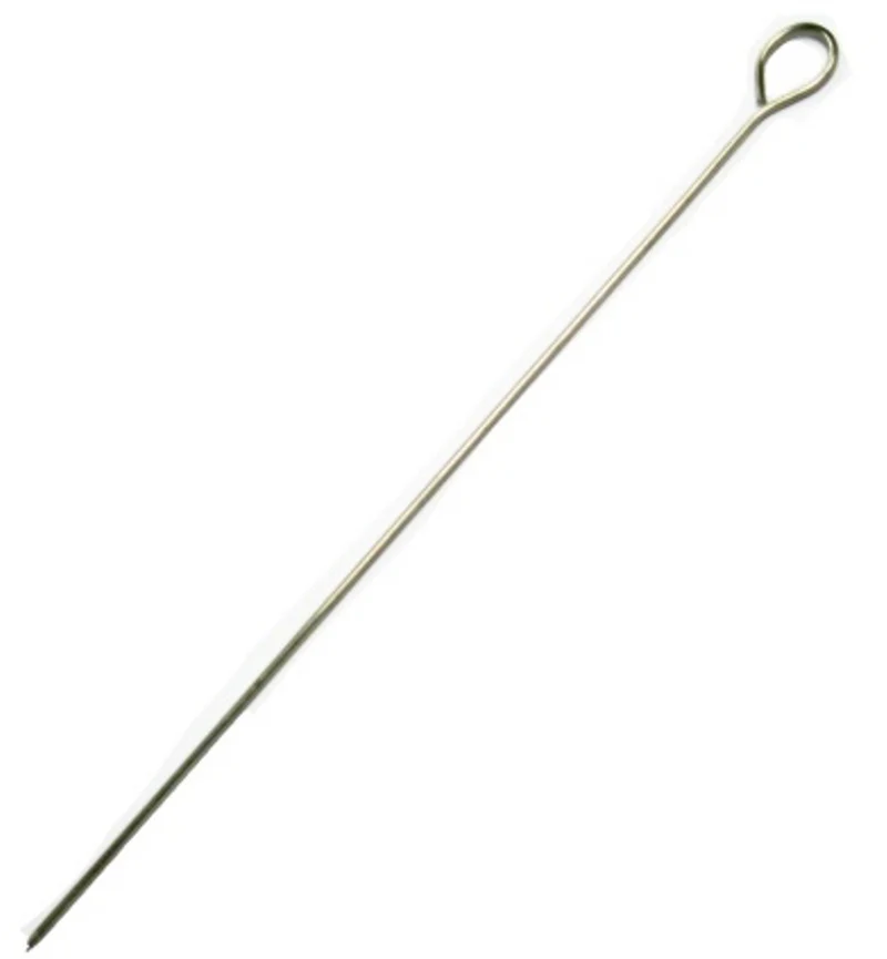 CHEFCO,SK-17,Stainless Steel Skewer with Circular Handle -17cm/6.7", 12pcs/pack