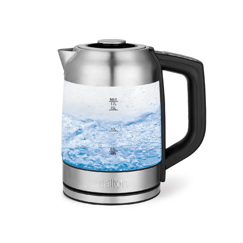 Salton Temperature Control Kettle - 1.7 L/Qt (Includes Bonus Tea Steeper!)