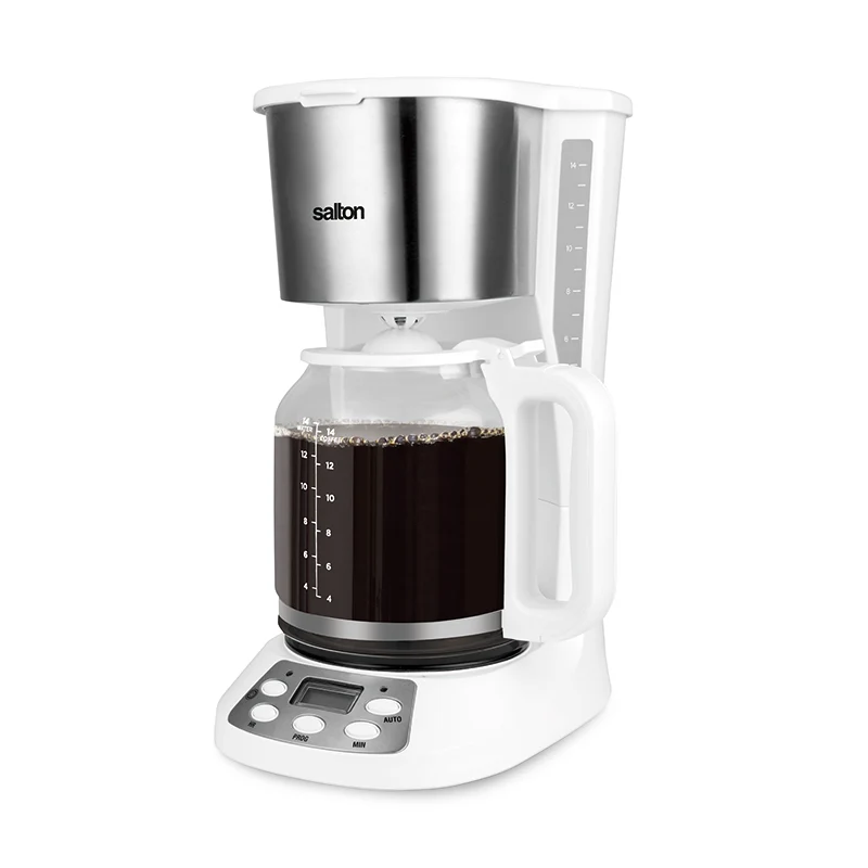 Salton Jumbo Java Coffee Maker - 14 Cup, White