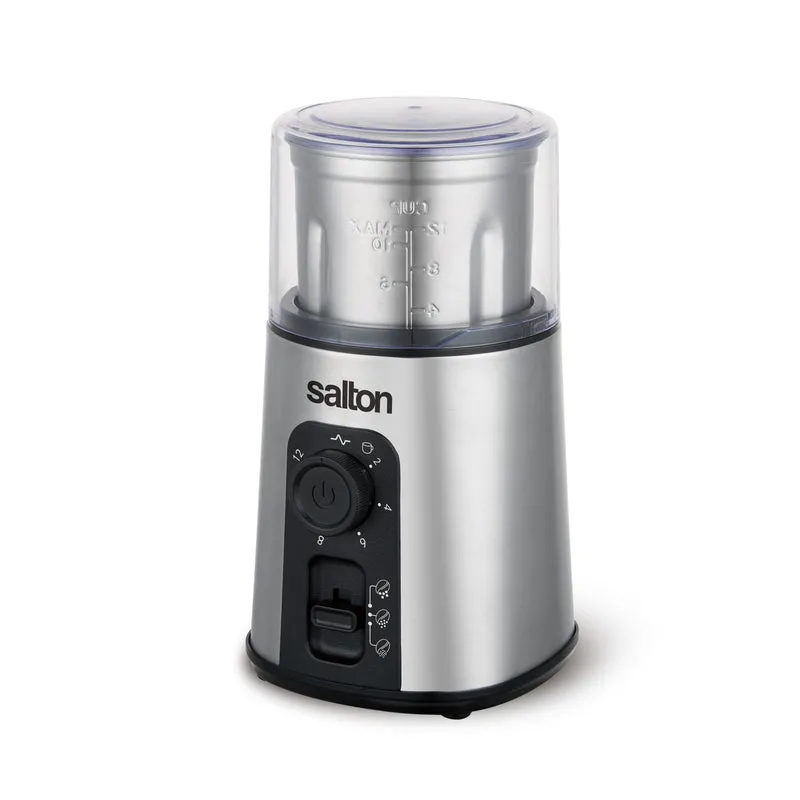Salton Stainless Steel Smart Coffee Grinder