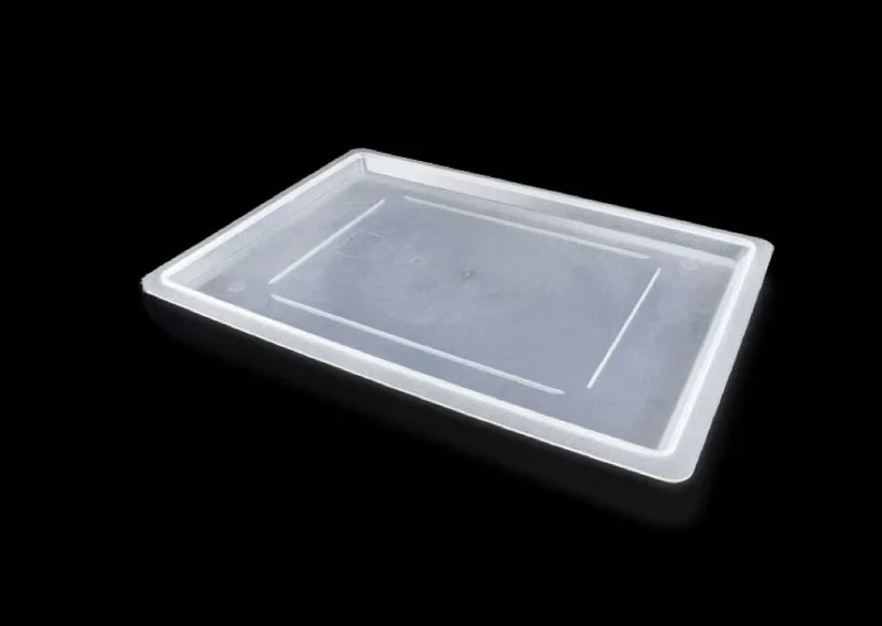 Sub-equip,FB-1826PL,White Translucent Half-size Cover for( FB-18263T/FB-18266T/FB-18269T/FB-182612T/FB-182615T)Storage Box, 25.7“x17.8”