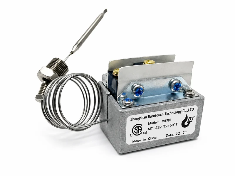 CHEFCO,WE703, Thermostat Part for Gas Fryers, 232C/450F (FINAL SALE, NO RETURN OR EXCHANGE)