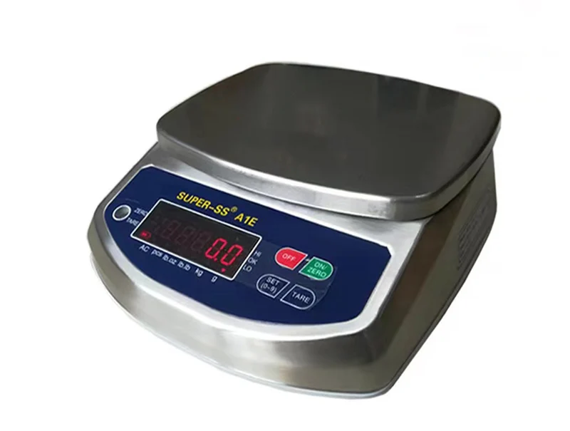 CHEFCOL,SUPER-SS-A1E-6,Stainless Steel Waterproof Weighing Scale,6kg