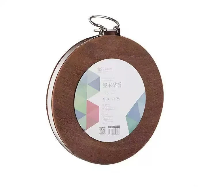Sub-equip, 0692, Wooden Round Cutting Board,36cmD x 4cm H