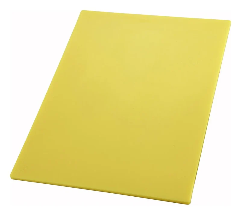 Sub-equip,CB-1218YL,Yellow Rectangular Cutting Board, 12" x 18" x 0.5"