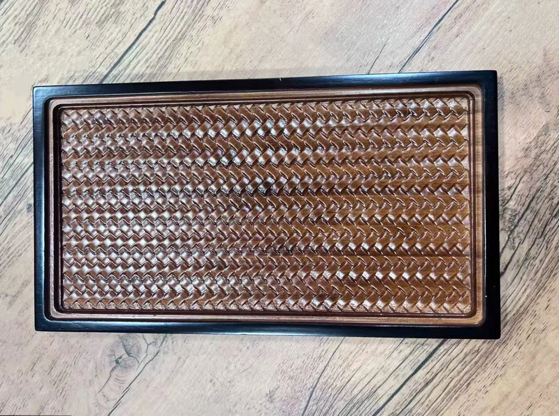 CHEFCO, BRSP-2614, Bamboo Rectangular Serving Plate, 25.5cmx14cmx2cm