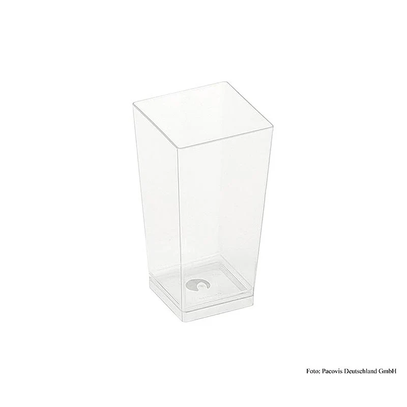 Einweg Naturesse Kova Becher klar, 100ml, 4x4x8,2cm, PLA, 300 St