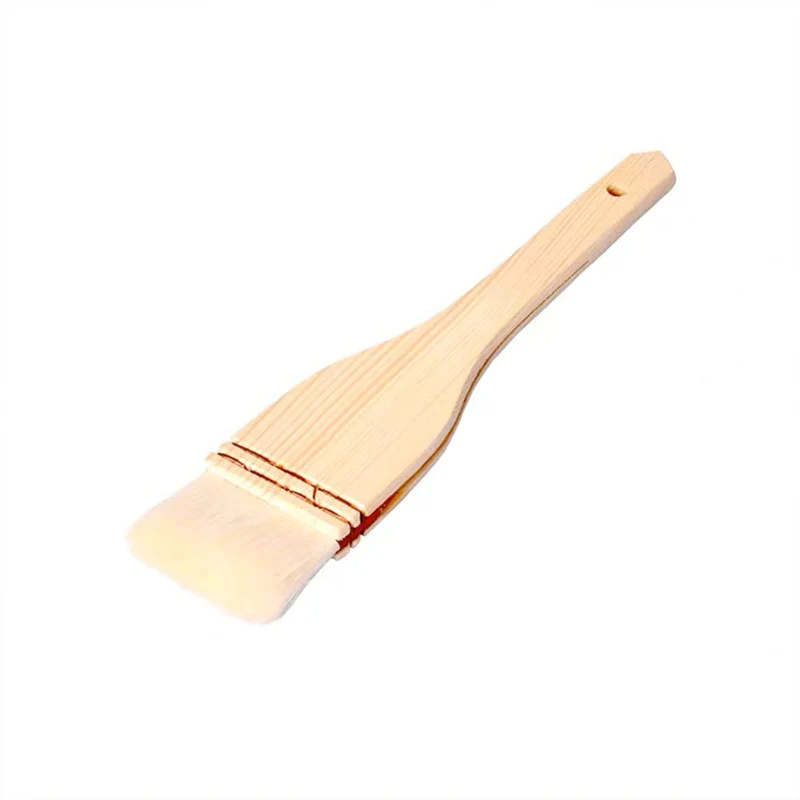 CHEFCO,8496, 2"W Flat Pastry/Basting Brush with Wooden Handle