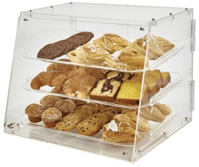 ADC-3-Winco Acrylic Tiered Display Case - 3-Tray