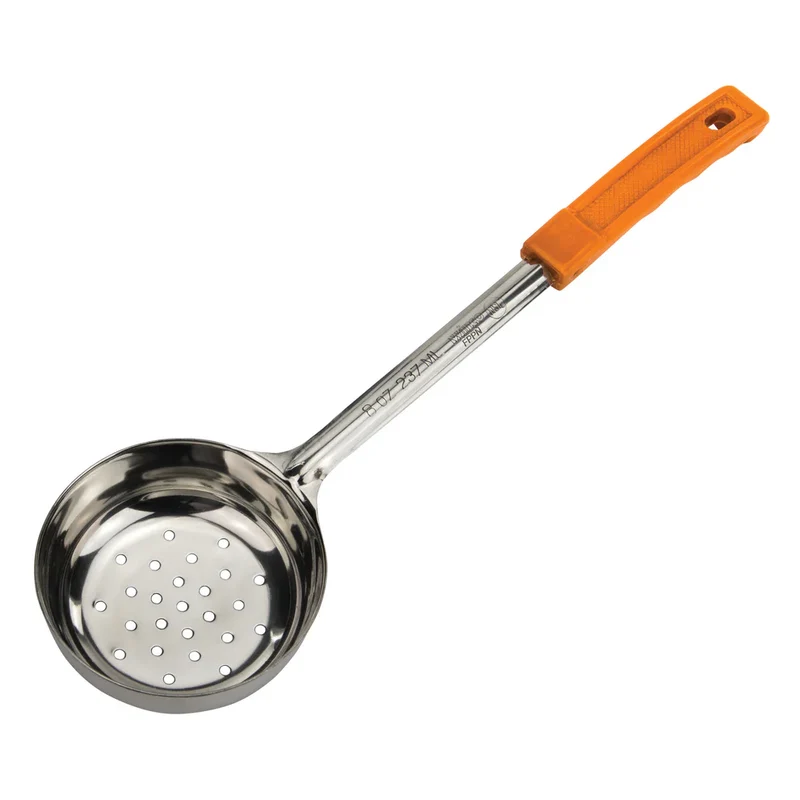 FPPN-8 - Winco Prime One-Piece Stainless Steel Portioners - Perforated, 8 oz
