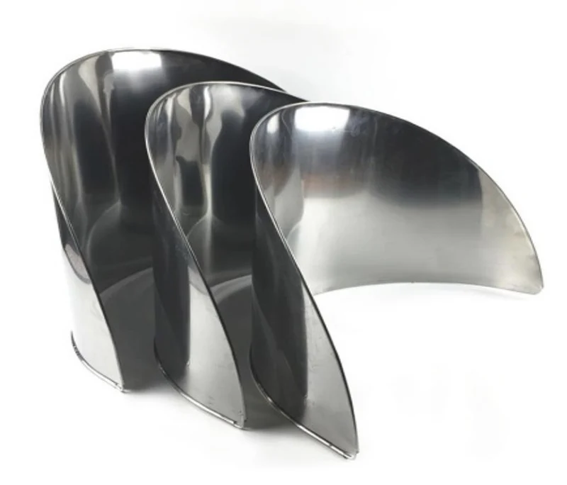 CHEFCO,CBR-L,Cutting Board Stainless Steel Splash Guard,Large