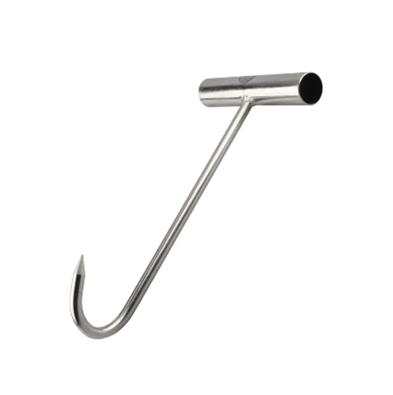 CHEFCO,AHC-12, 11" T-Shape Stainless Steel Meat Hook with Handle