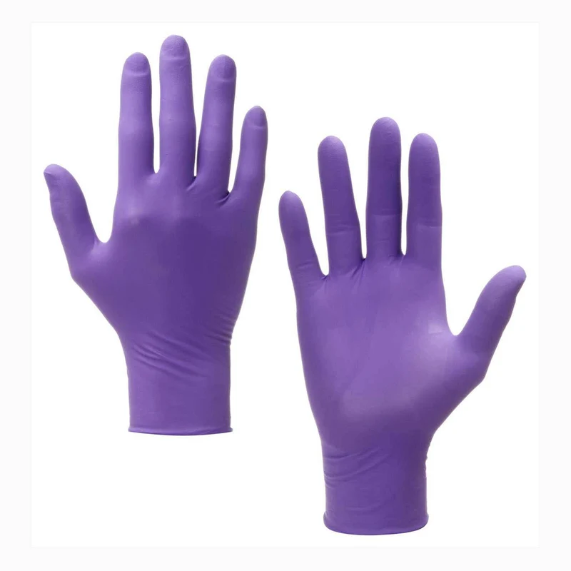 CHEFCO,NB65-M, Nitrile Gloves (100PCS/Box)-Industrial Nitrile Gloves-6.5 Mil,Medium