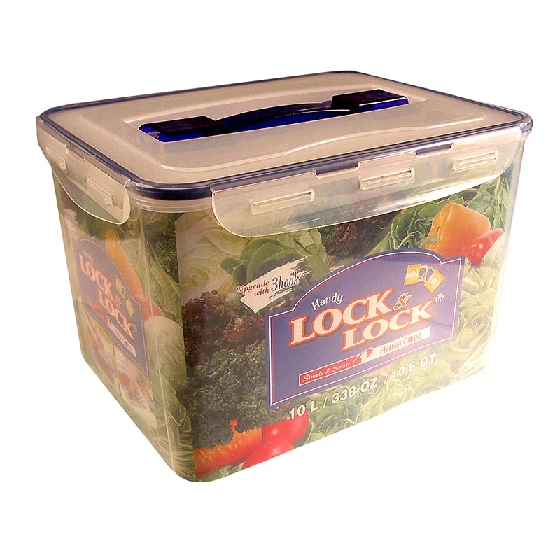 Frischebox Lock & Lock, 10,0 l, rechteckig 294x230x205mm, mit Griff&Ablaufgitter