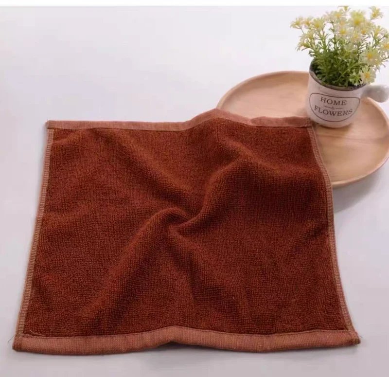 CHEFCO,TWL-50G, Towel,Coffee,100% Cotton, 12" x 12"(12 pcs/bag)