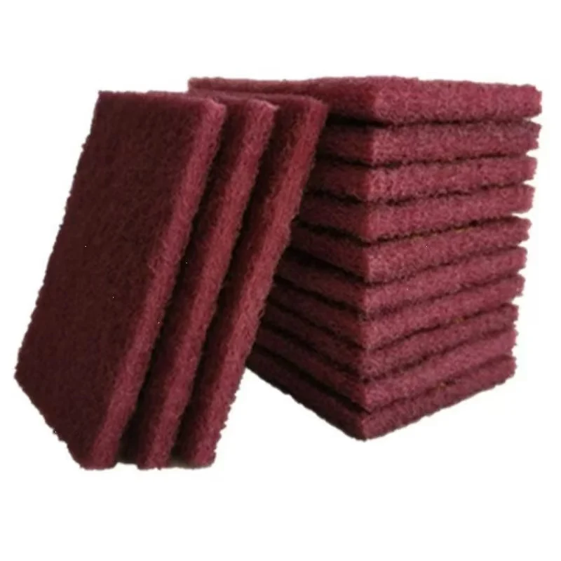 Sub-equip,YF-0817R,Heavy Duty Scouring Pad ,Red(10pcs/pack)