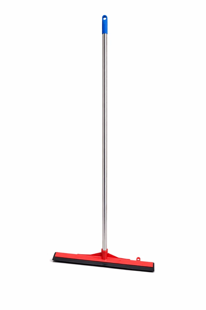 CHEFCO,SJ-F40, Floor Squeegee,40cm/15.7" Wide with Silver Long Handle