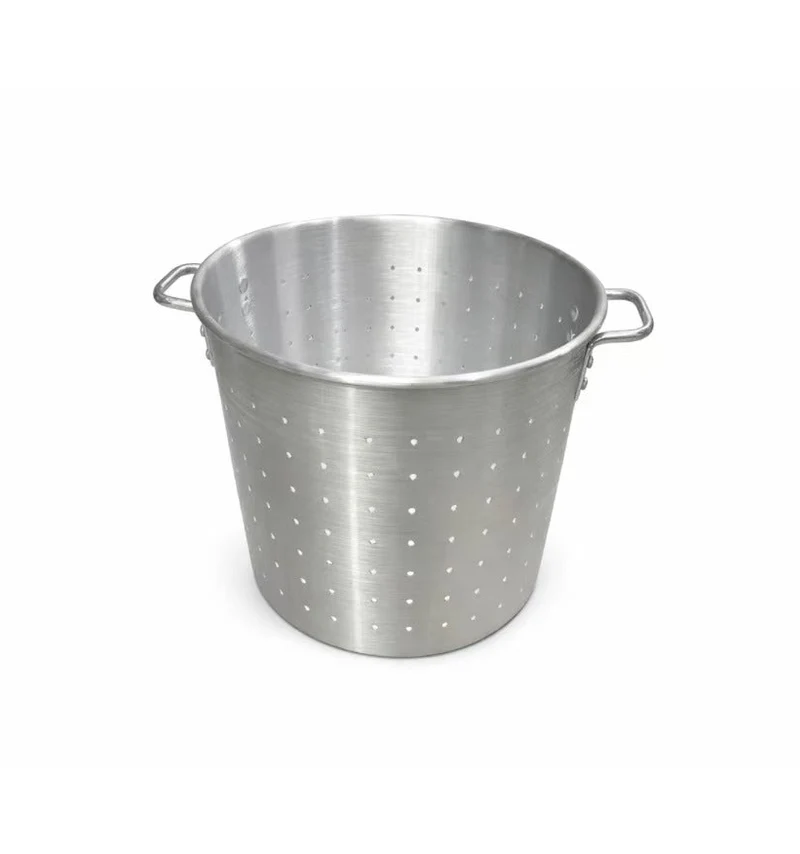 CHEFCO,SE-ALB-15, 16.3" Aluminum Stock Pot Steamer Basket with Double Hand