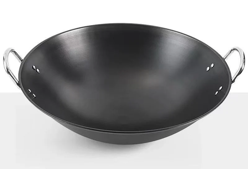 CHEFCO,1650B, 20"Hand-Hammered Steel Wok-Induction Ready Commercial Wok