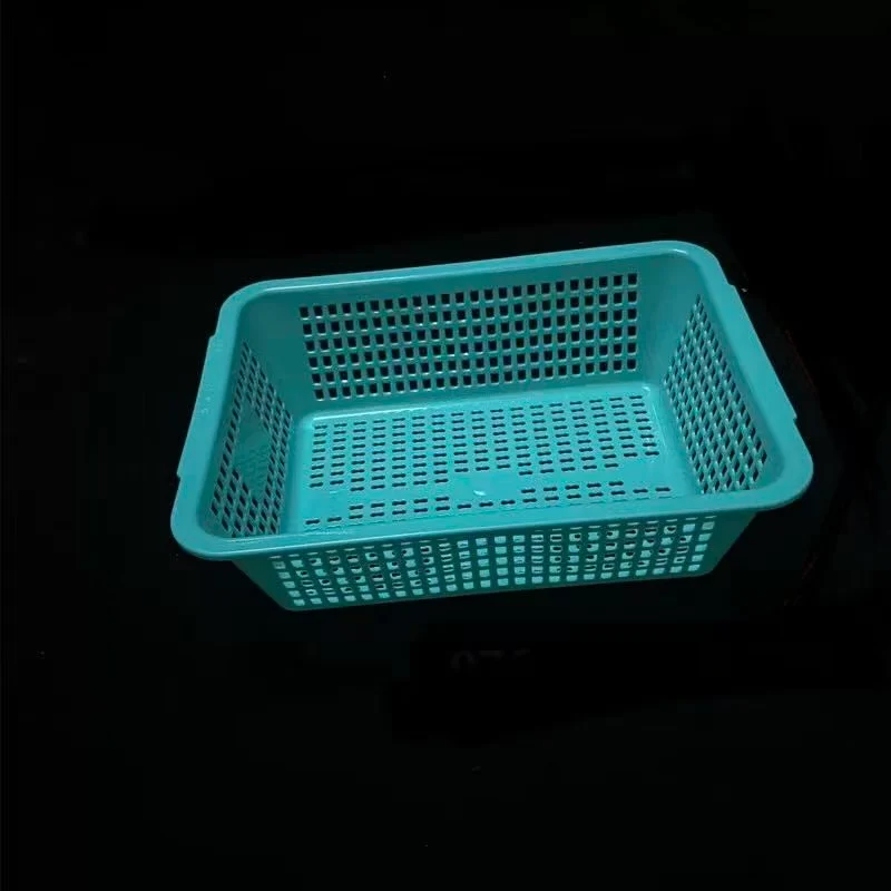 CHEFCO,FC076, Green Rectangular Vegetable Wash Basket (Large Grid)-14"Lx10.2"Wx4.1"H