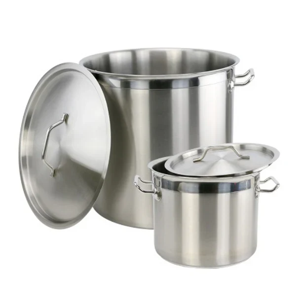 Sub-equip,SPWL-3636,Heavy-Duty Stainless Steel Stock Pot with Lid Set with Reinforced Handles (36cm/14.2" Dia x H 36.2cm/14.3")
