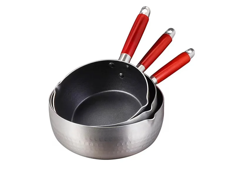 CHEFCO, GC0420, Aluminium Non-Stick Sauce Pan with Wooden Handle