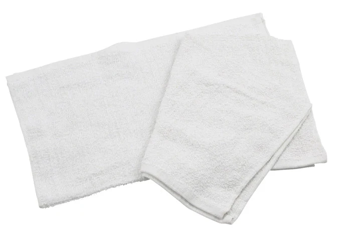 CHEFCO,TWL-80G, White 100% Cotton Towels 80G, 12 pieces