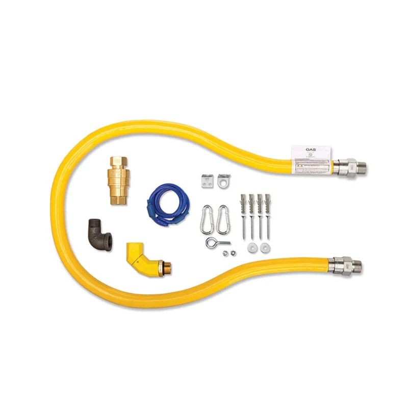 Turbo Range, Gas Connector Hose with Kits, 3/4"M-M, 60"
