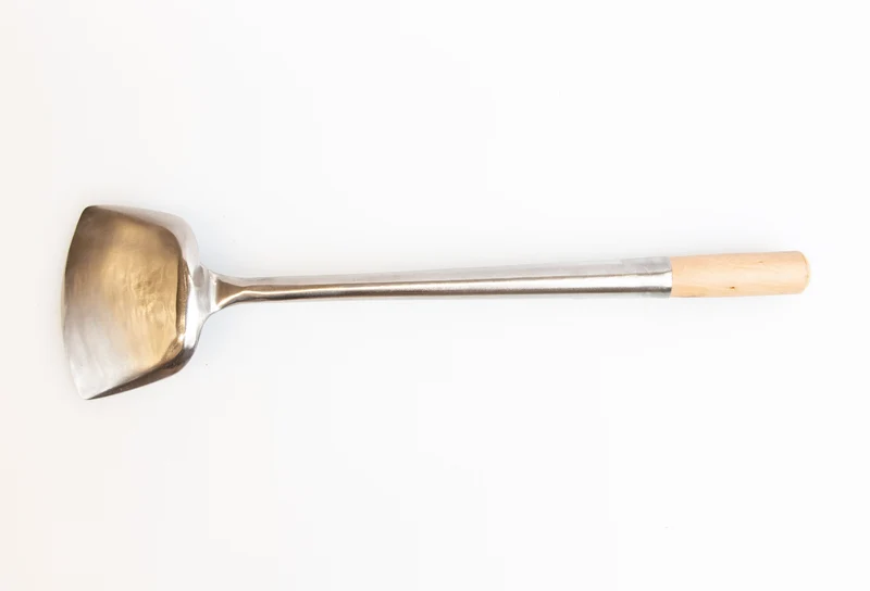 CHEFCO,SWH-XXL, Stainless Steel Wok Spatula with Wooden Handle ,XX-Large