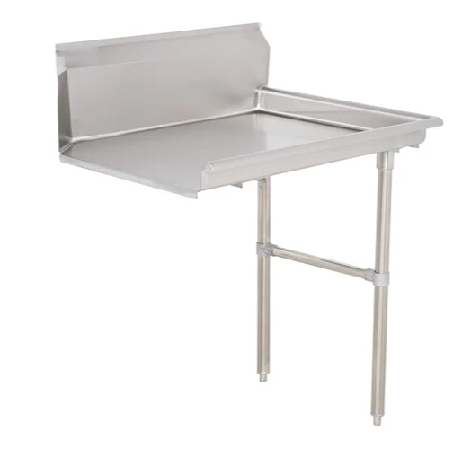 Metal 304, CDT-48R-318,Right Side 18 Gauge 304 Series Stainless Steel Clean Dish Table (30" x 48" x 43.8")