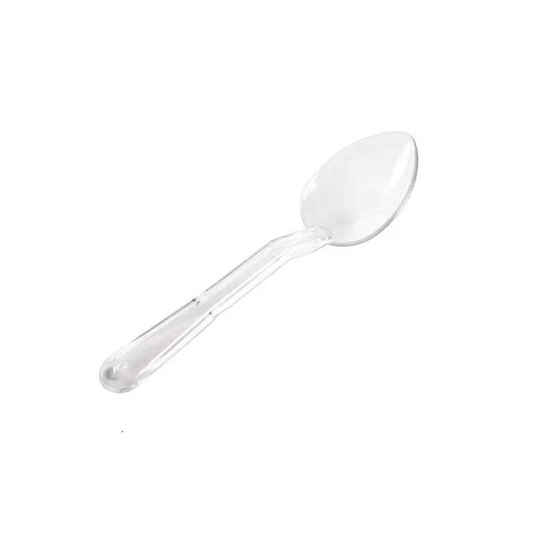 JIWINS,P-018-C, 13" PC Solid Serving Spoon,Clear