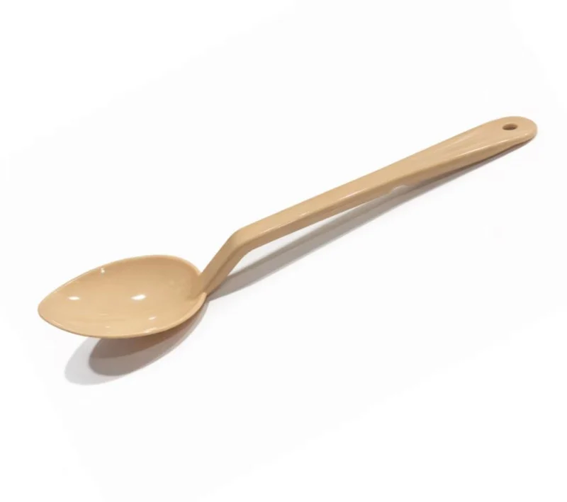 JIWINS,P-018-BE, 13" PC Solid Serving Spoon,Begie
