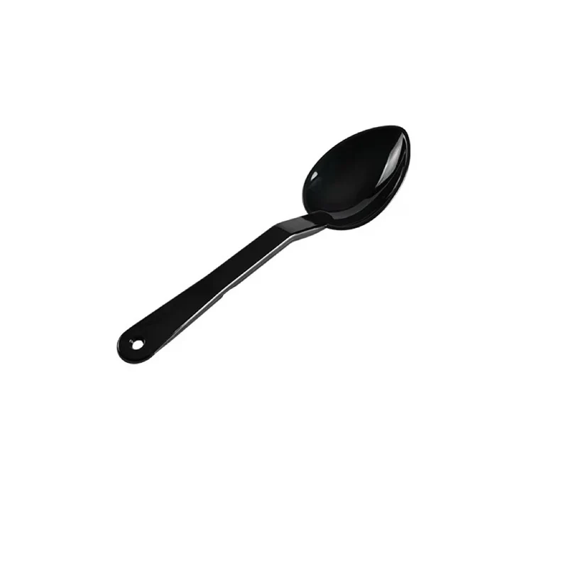 JIWINS,P-016-B, 11" PC Solid Serving Spoon,Black