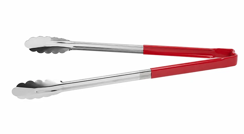Sub-Equip,UTWH-16R, 16" Stainless Steel One-Piece Kool-Touch Utility Tongs,Red