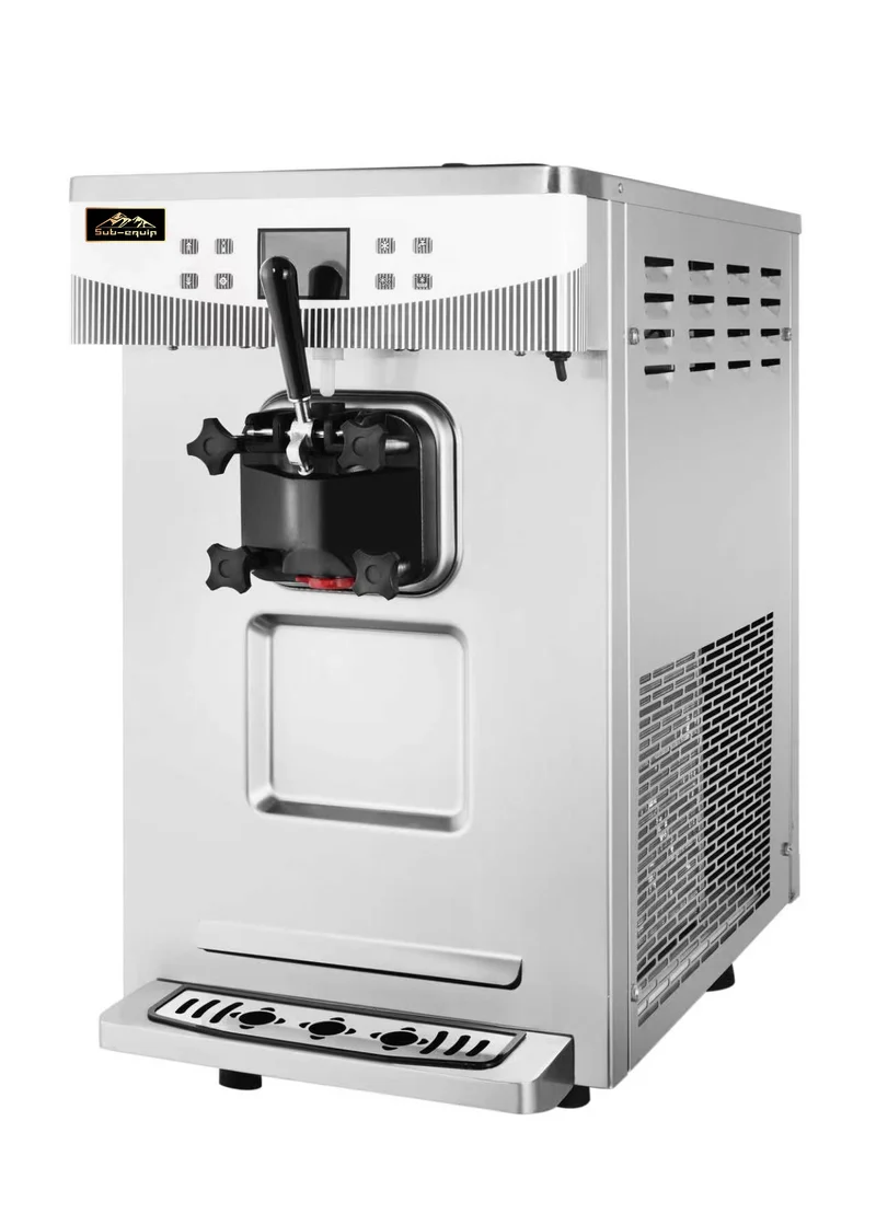 Sub-equip, 8228 Commercial Soft Serve Ice Cream Machine Gravity Feed, Single Flavor