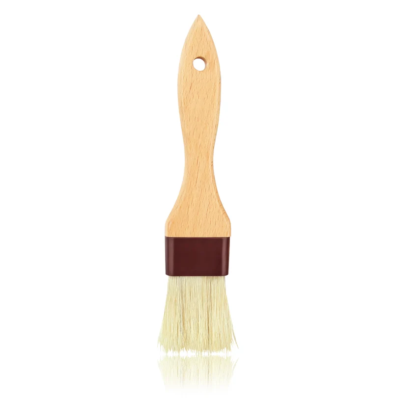 CHEFCO,PBW-15, 1.5" Wide Pastry Brush with Wood Handle, Flat