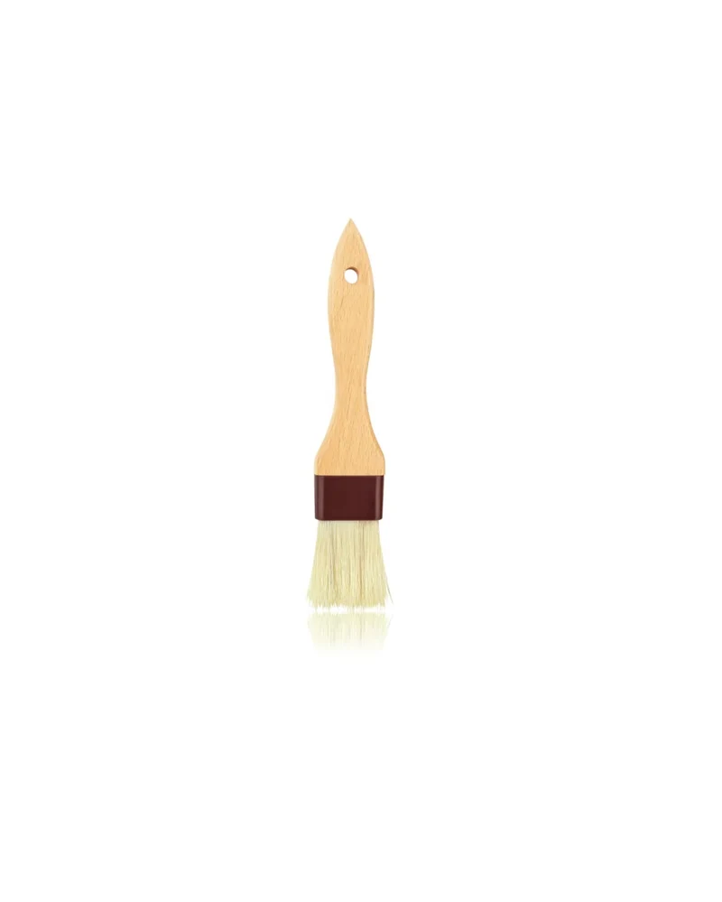 CHEFCO,PBW-10, 1" Wide Pastry Brush with Wood Handle, Flat