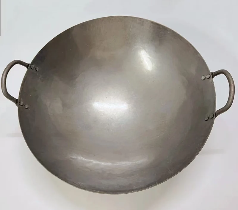 CHEFCO,1632B, 32“Hand-Hammered Carbon Steel Wok