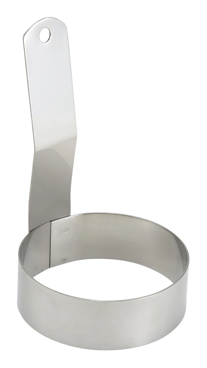 EGR-4 - Round Stainless Steel Egg Ring -( 4"D X1" H)