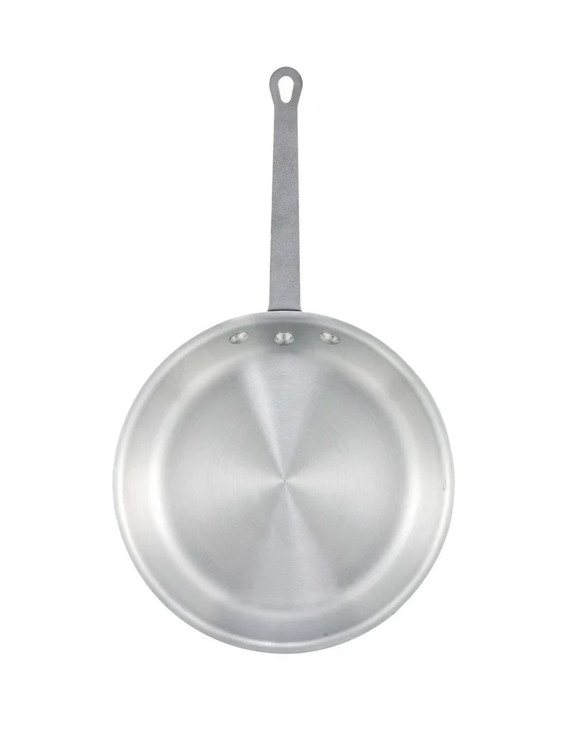 CHEFCO,SE-AP-14, 14"Natural Alumimum Fry Pan, Heavy-Duty