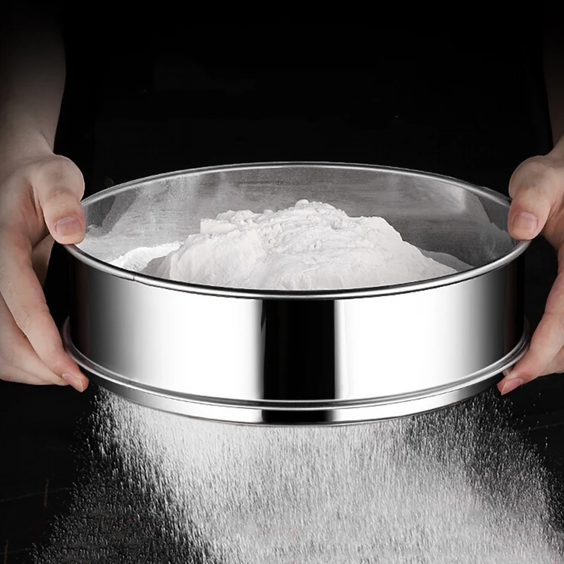 Sub-equip,SIV-25,Stainless Steel Mesh Sieve/Sifter (25cm/10")