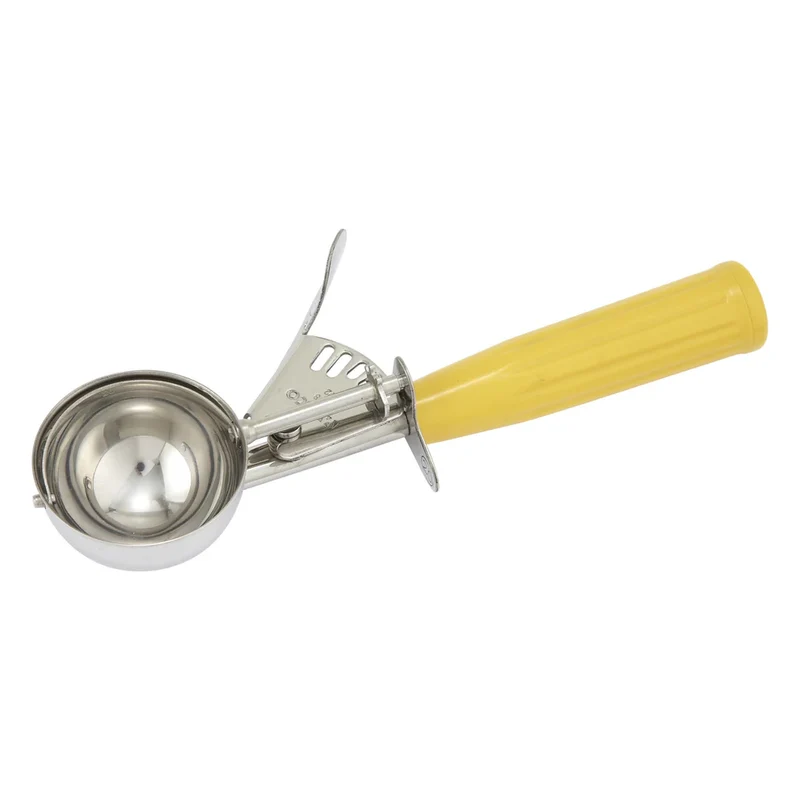 Sub-equip,ICOP-20YL, 2oz (59ml) Ice Cream Disher with Yellow Handle,Size #20