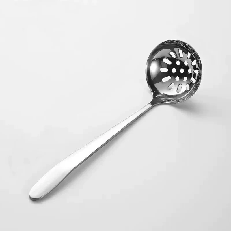 Chefco, SPS-7P, 10" Stainless steel slotted spoon - Perforated