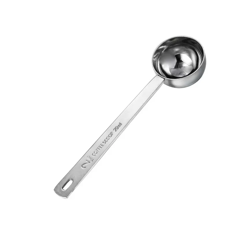 Chefco, SMS-20, 20 ML Coffee Scoop,Stainless Steel Coffee Measuring Scoop,Metal Coffee Scoop Premium Long Handle Measure Spoon for Coffee Powder and Coffee Making,Durable Serving Utensil