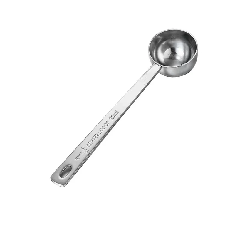 Chefco, SMS-10, 10 ML Coffee Scoop,Stainless Steel Coffee Measuring Scoop,Metal Coffee Scoop Premium Long Handle Measure Spoon for Coffee Powder and Coffee Making,Durable Serving Utensil