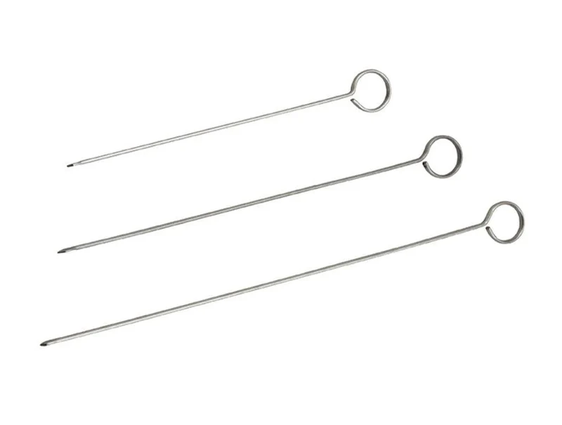 SKO-10 - Oval Stainless Steel Skewers - 10"